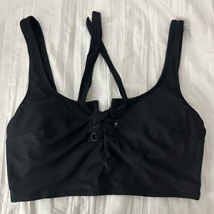 Black Aerie Bathing Suit Top